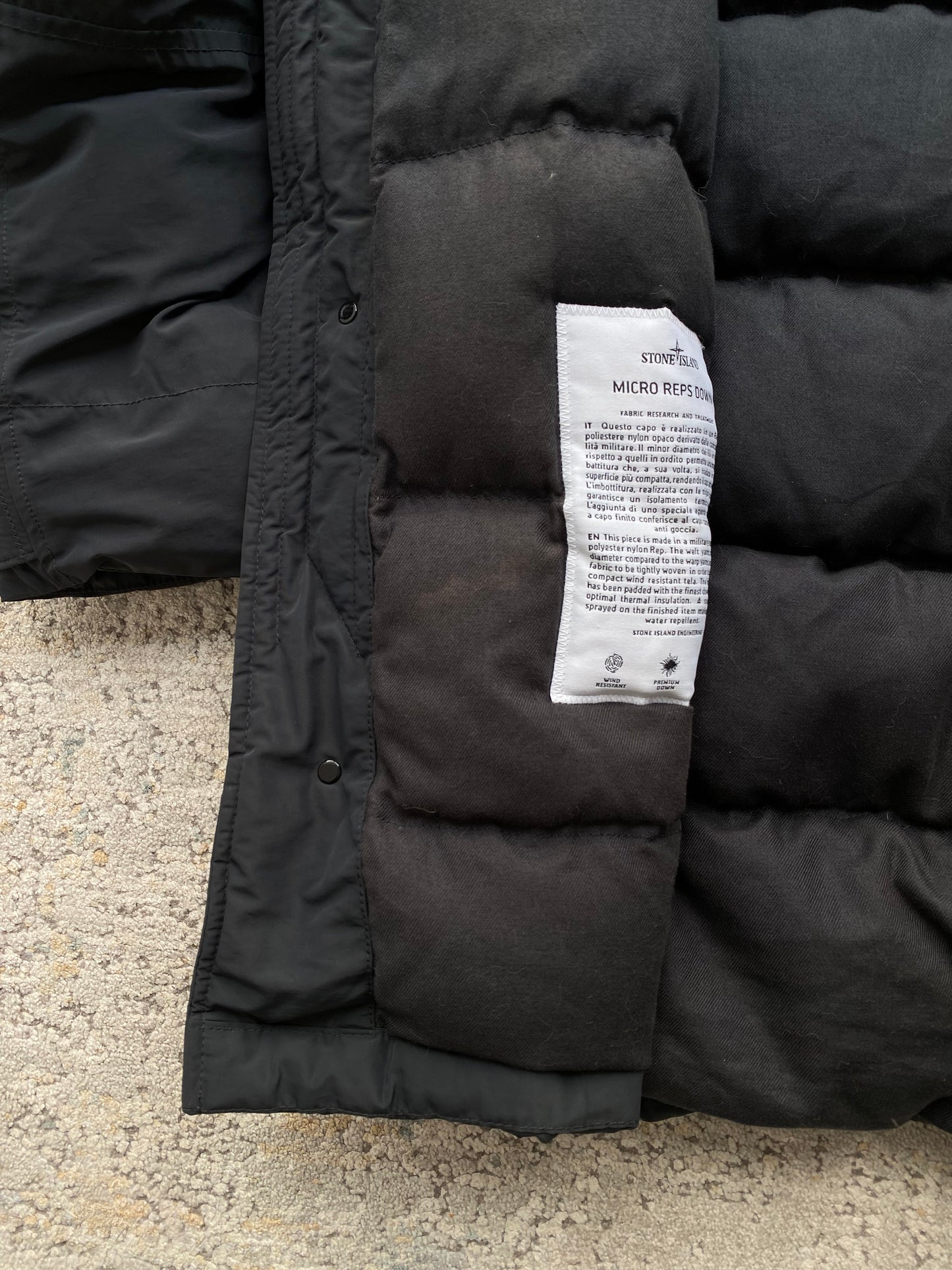 Stone Island Micro Reps Down Puffer Jacket (L)
