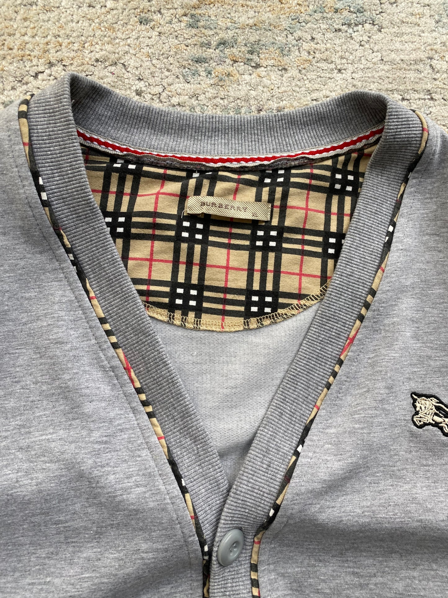 Burberry Cardigan Sweater (L)