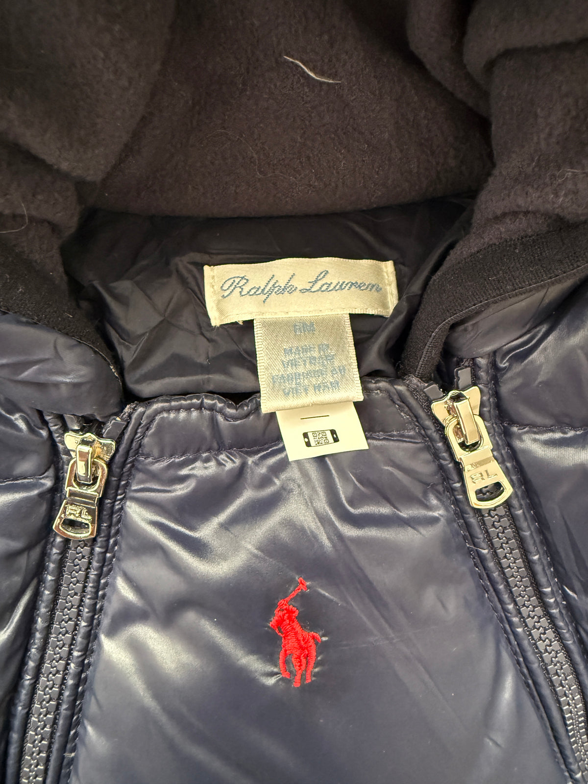 Ralph Lauren Baby Down Puffer Snowsuit (6M)