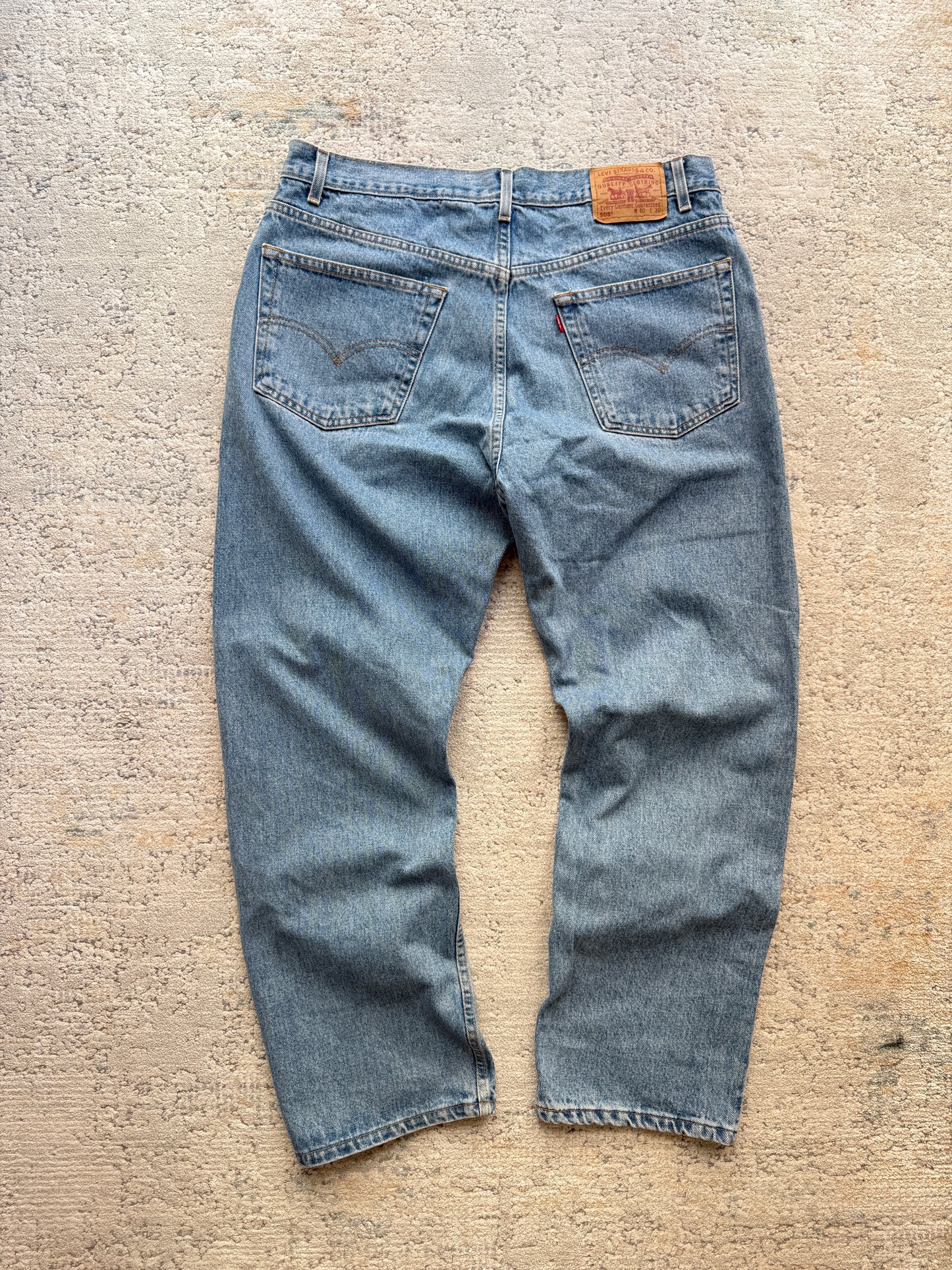 Levi’s 505 Straight Leg Regular Fit Jeans (W40 L30)