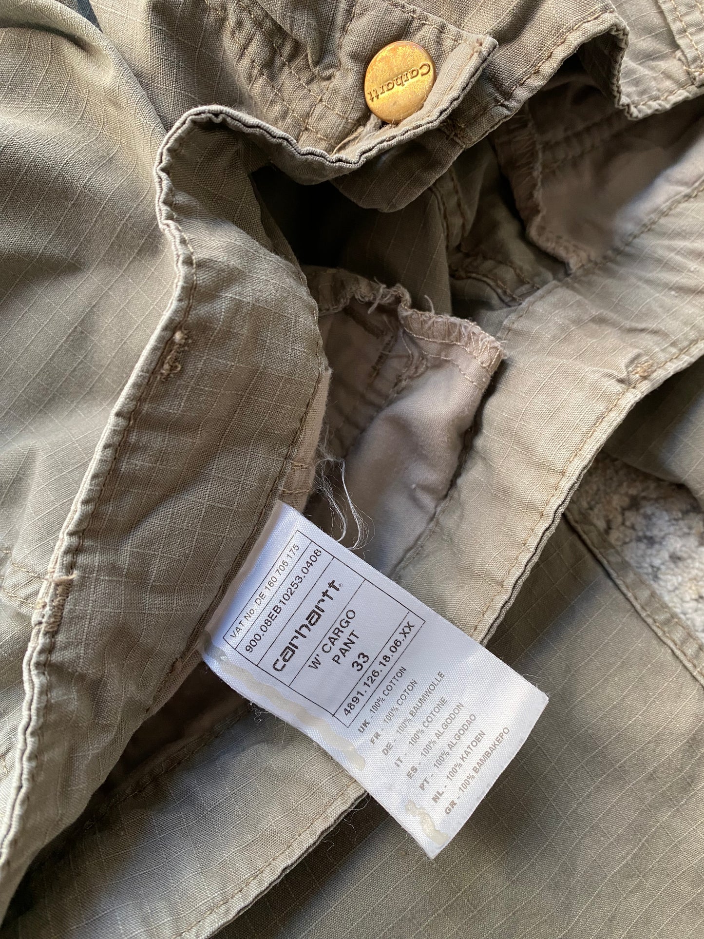 Carhartt Cargo Pant (W33)