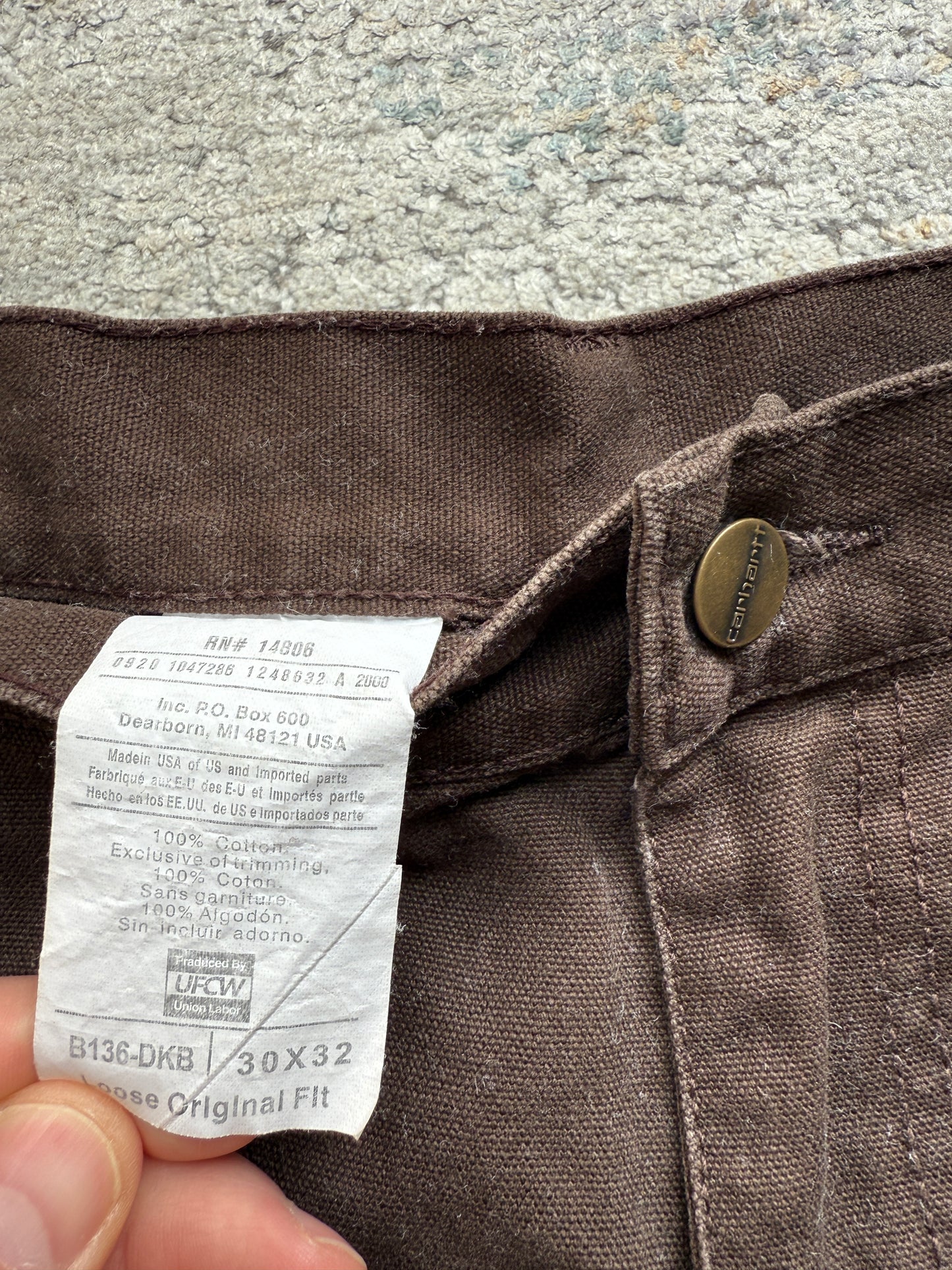 Carhartt Double Knee Loose Original Fit (W30 L32)