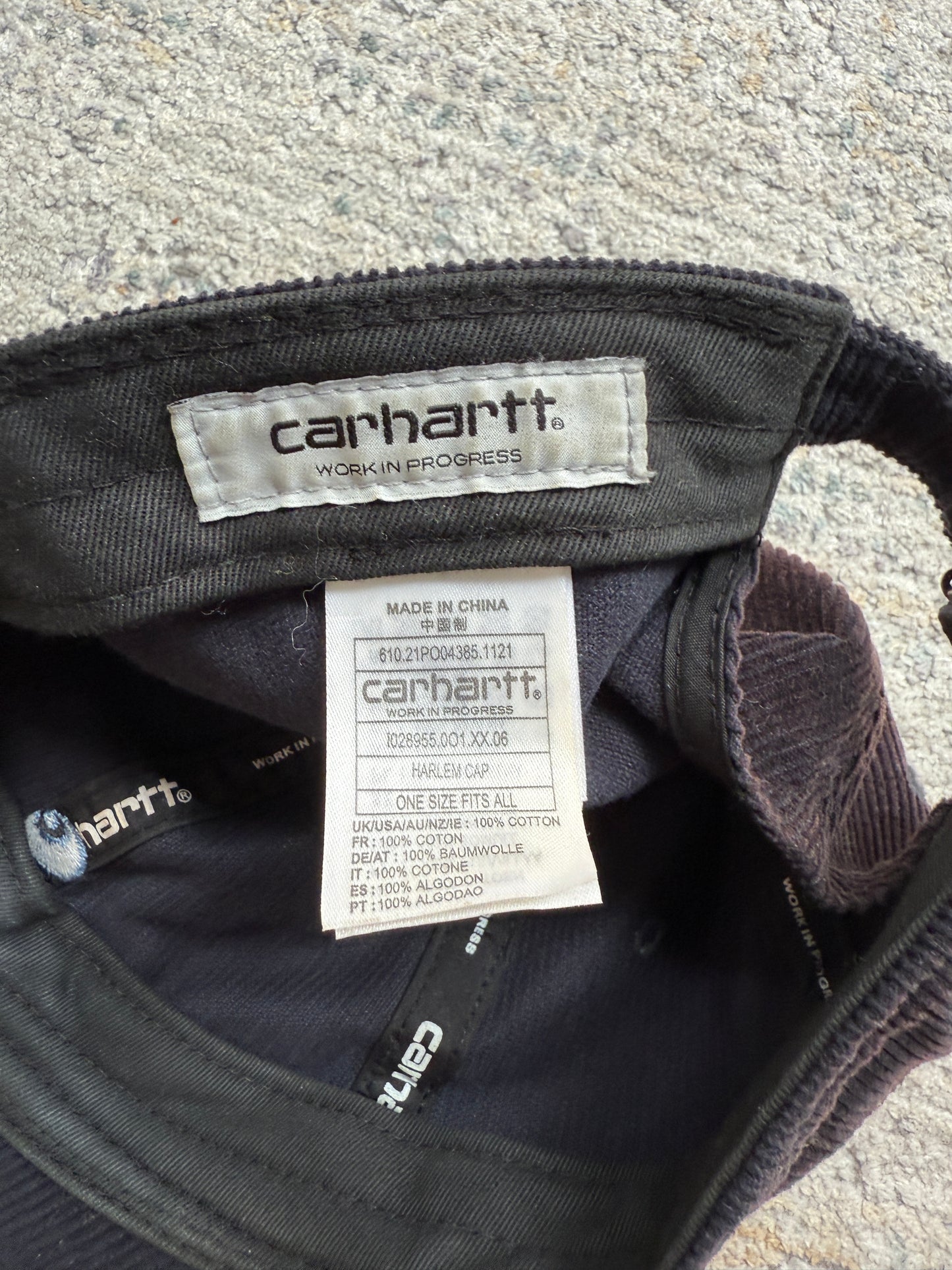 Carhartt Harlem Cord Cap (OS)