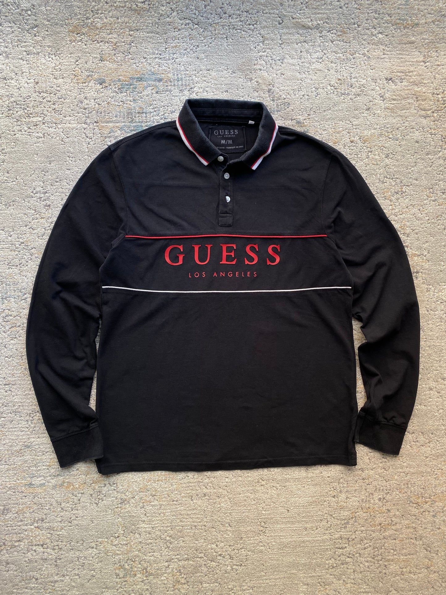 Guess Los Angelos Longsleeve Polo (M)