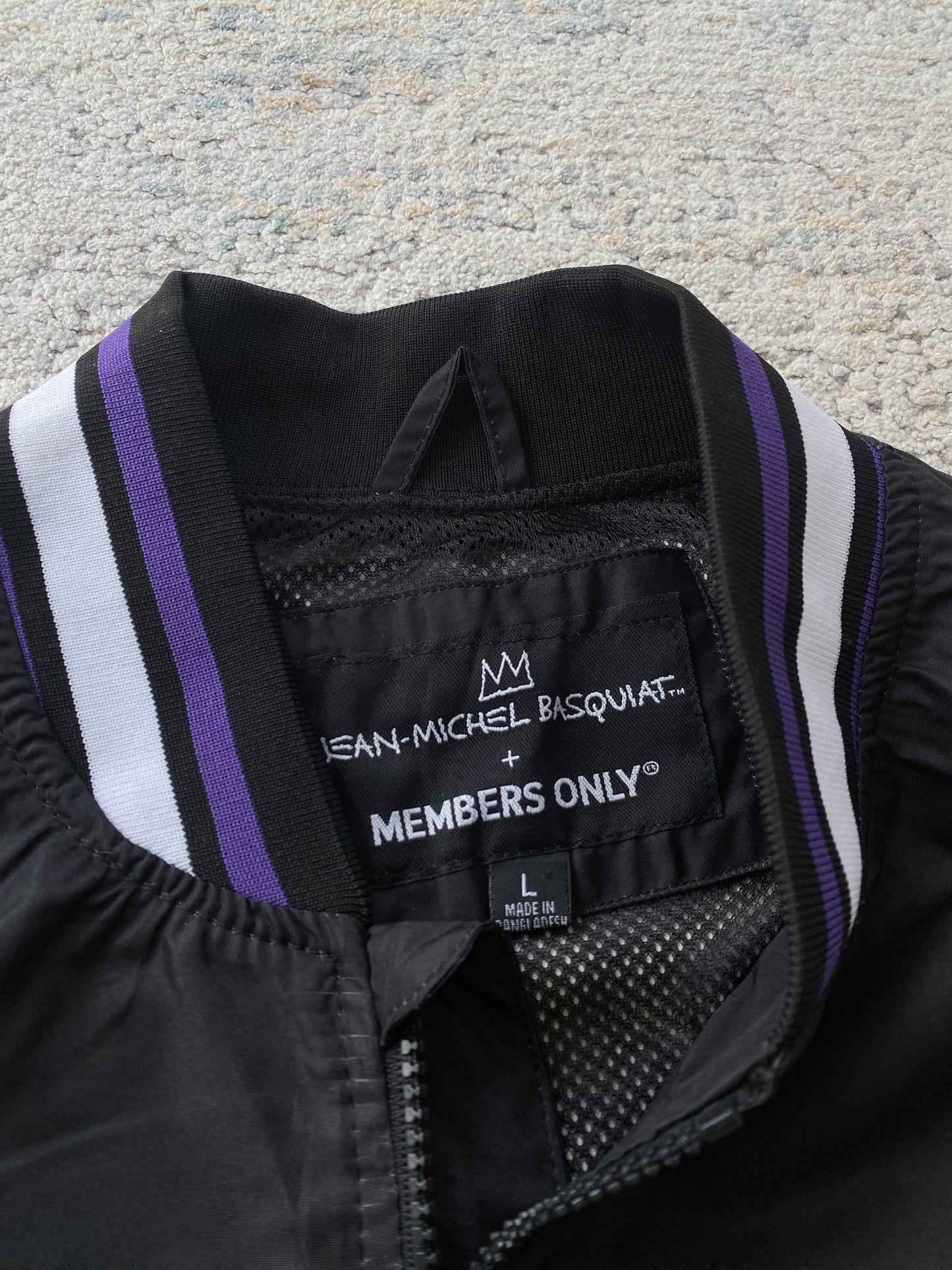 Jean Michel Basquiat Jacket Members Only (L)