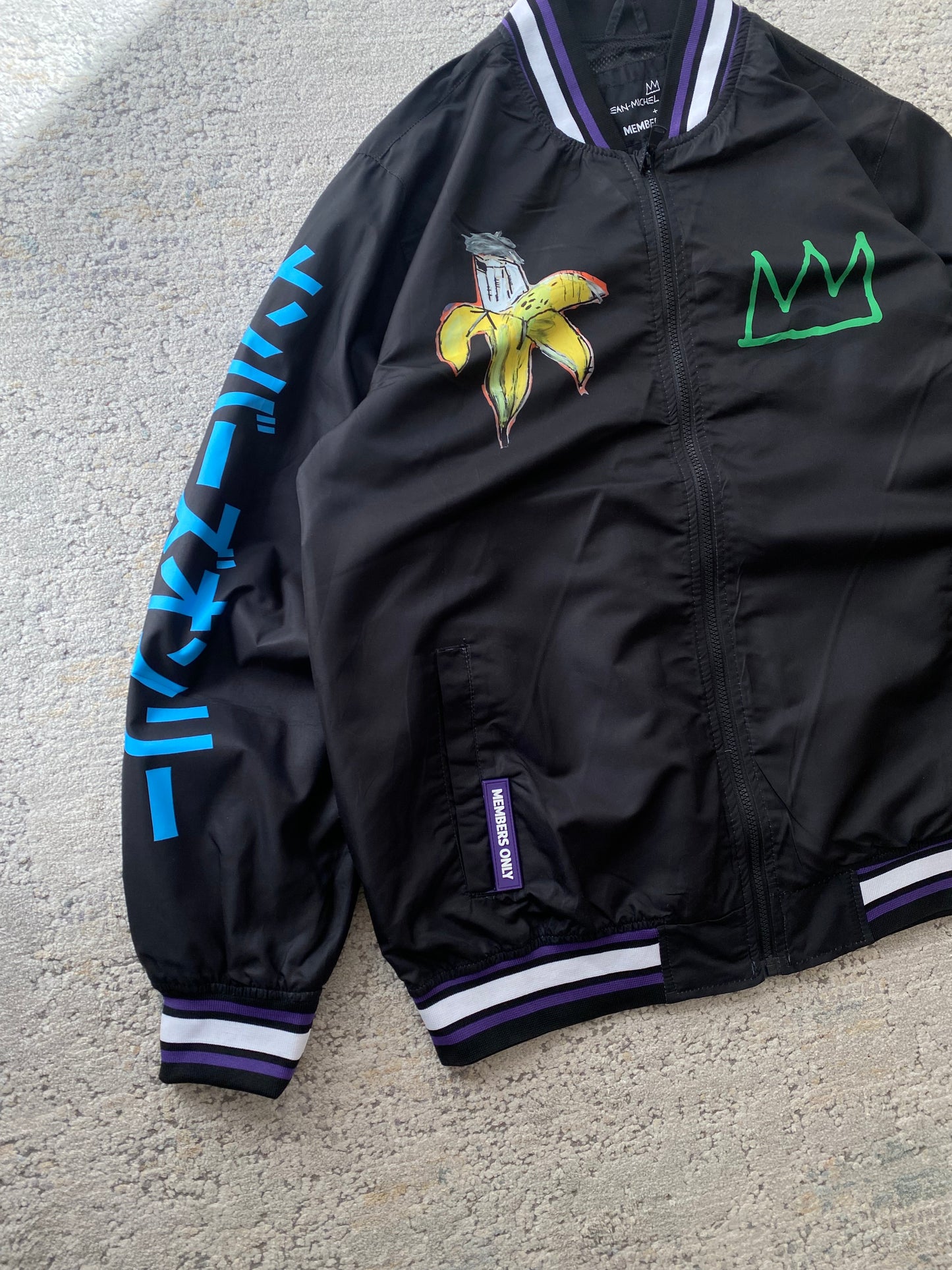 Jean Michel Basquiat Jacket Members Only (L)