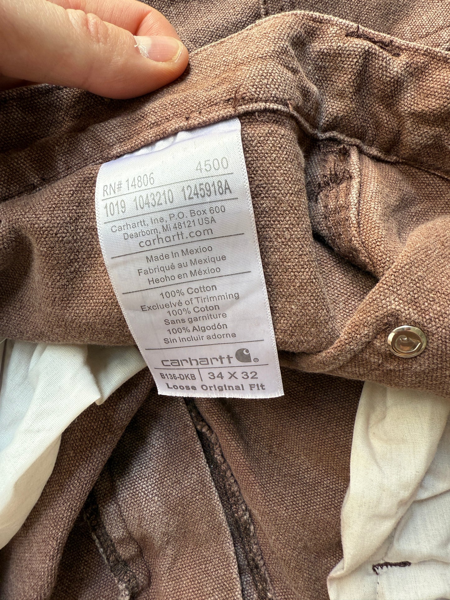Carhartt Double Knee Loose Original Fit (W34 L32)