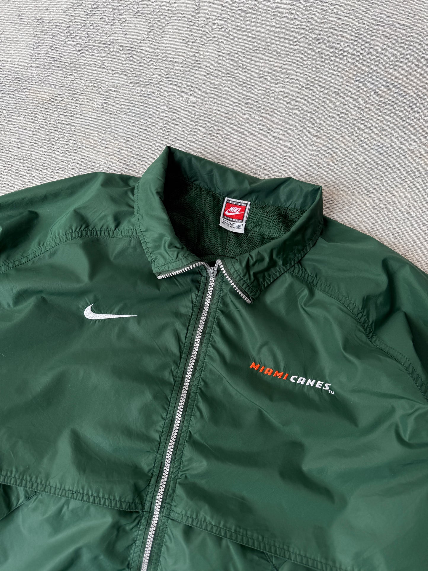 Nike Miami Canes Heavy Nylon Jacket (XL)