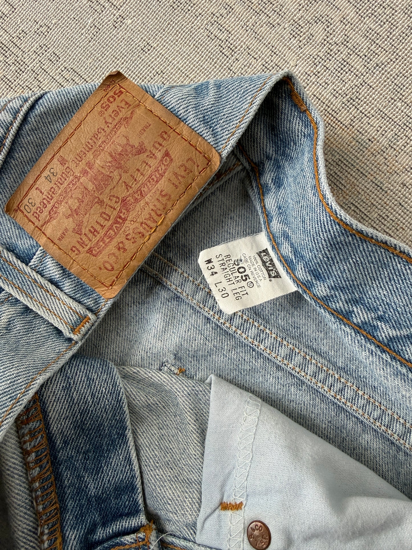 Levi’s 505 Vintage 90’s Jens Mase In Us (W34 L30)