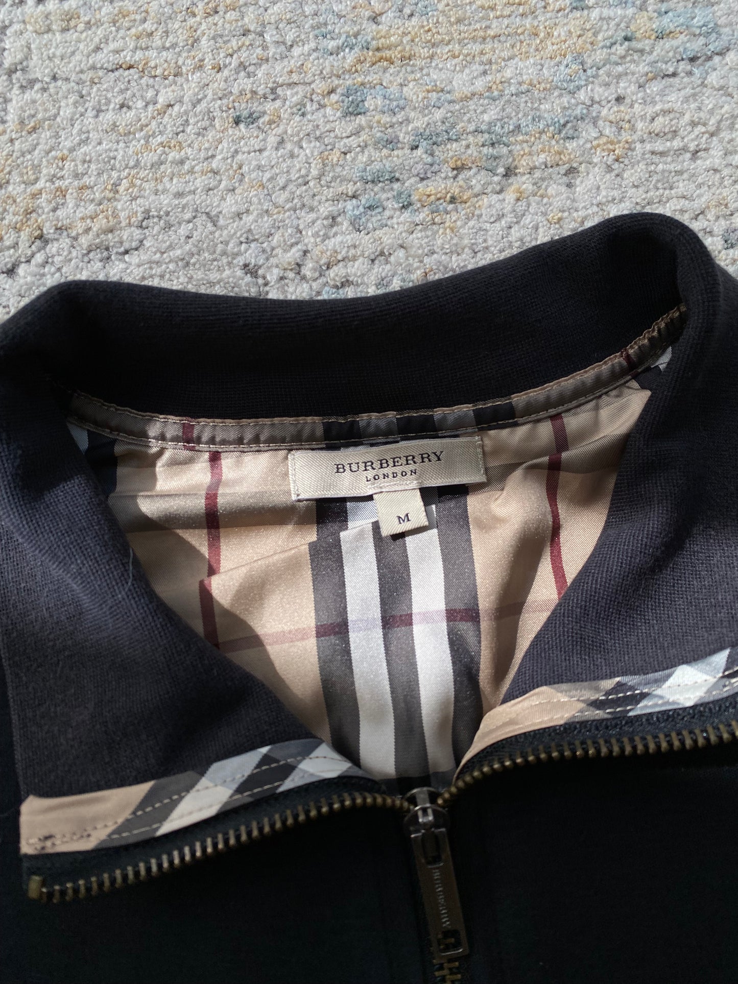 Burberry Half Zip Sweater