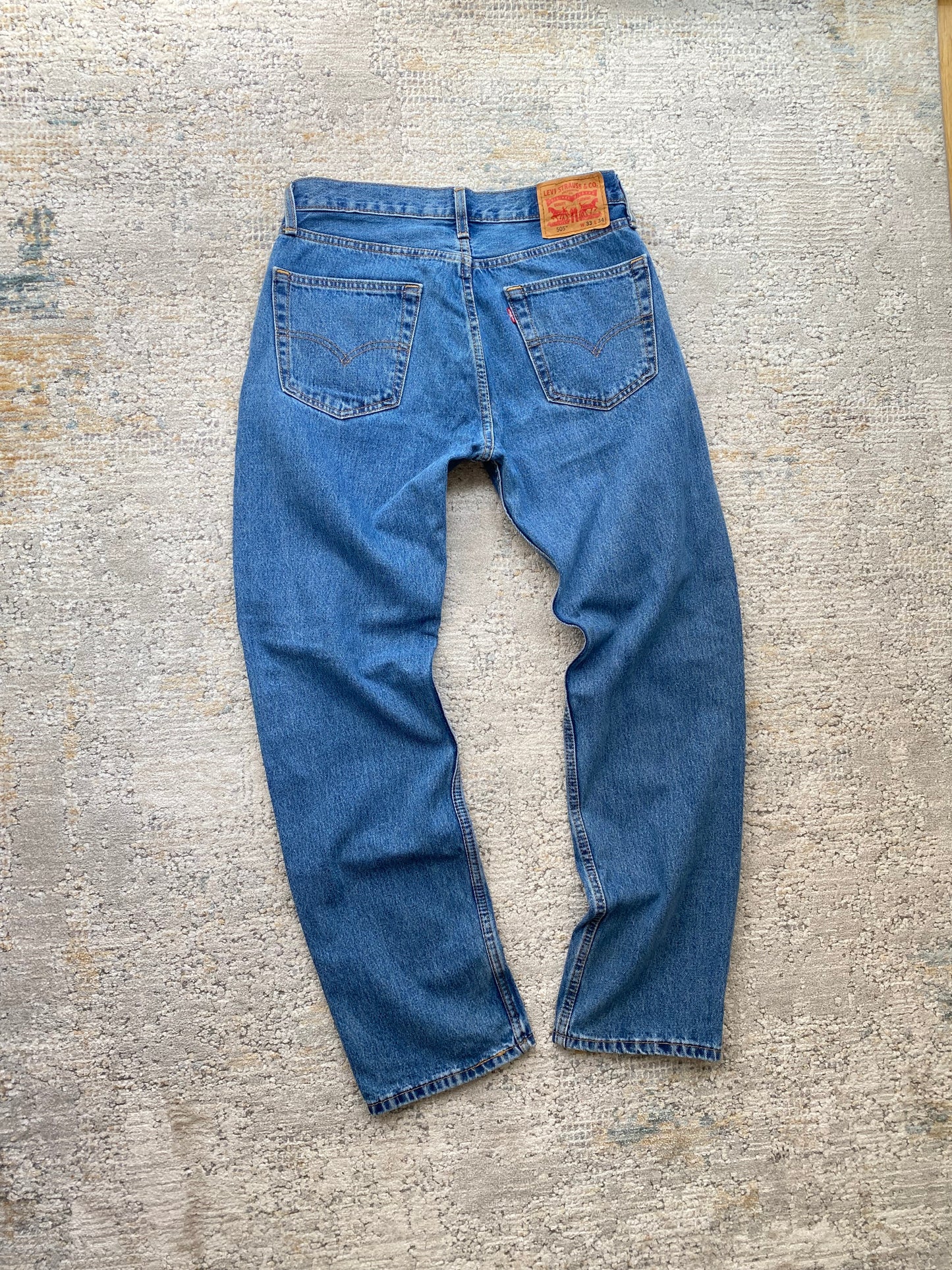 Levi’s 505 Straight Fit Jeans (W33 L34)