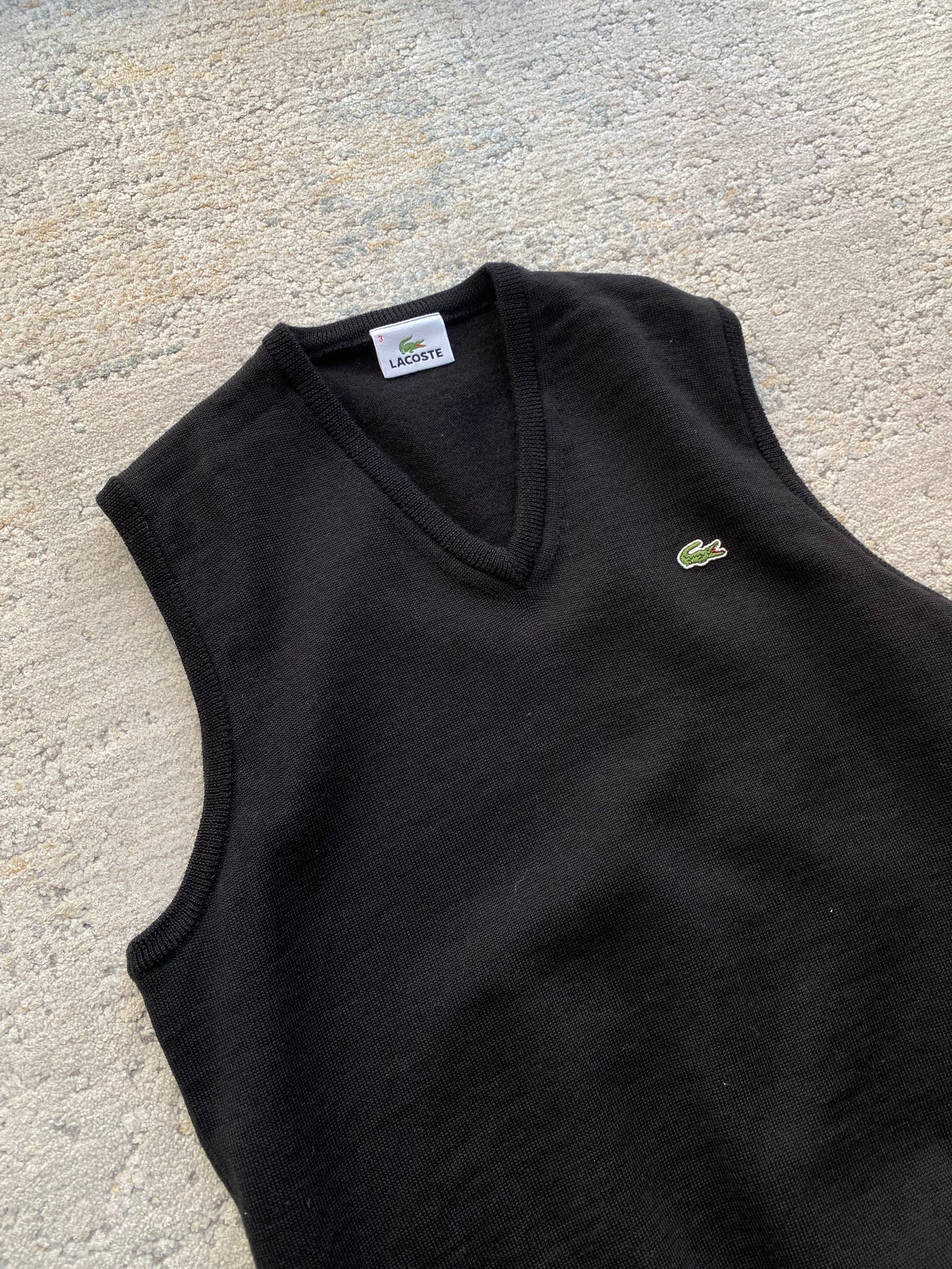 Lacoste Classic Wool Sweater Vest (M)
