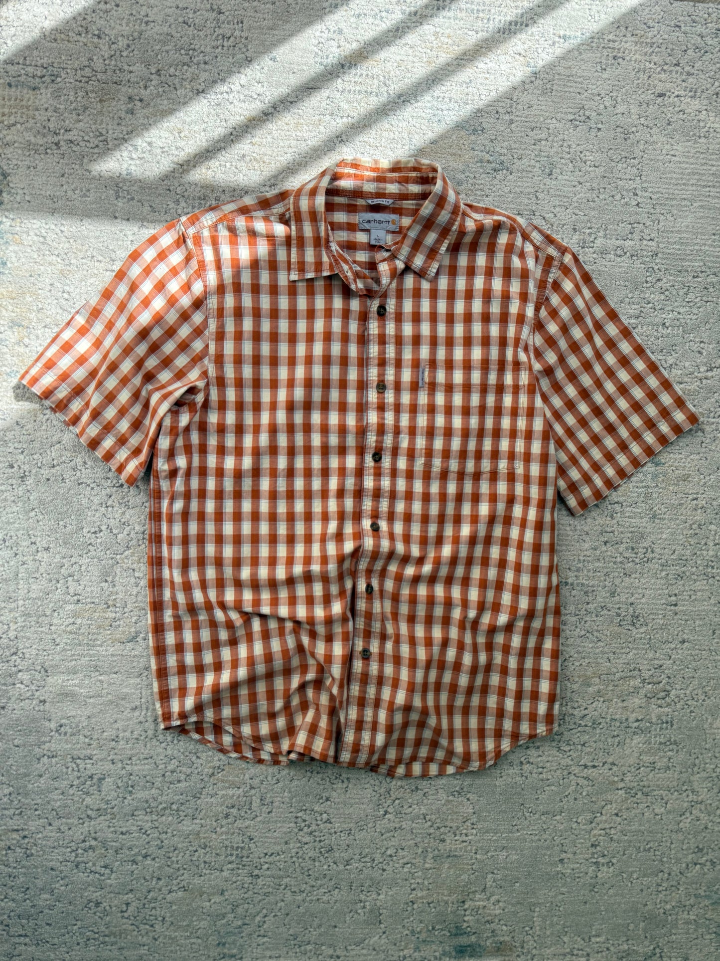 Carhartt Short-Sleeve Relaxed Fit Shirt (L)