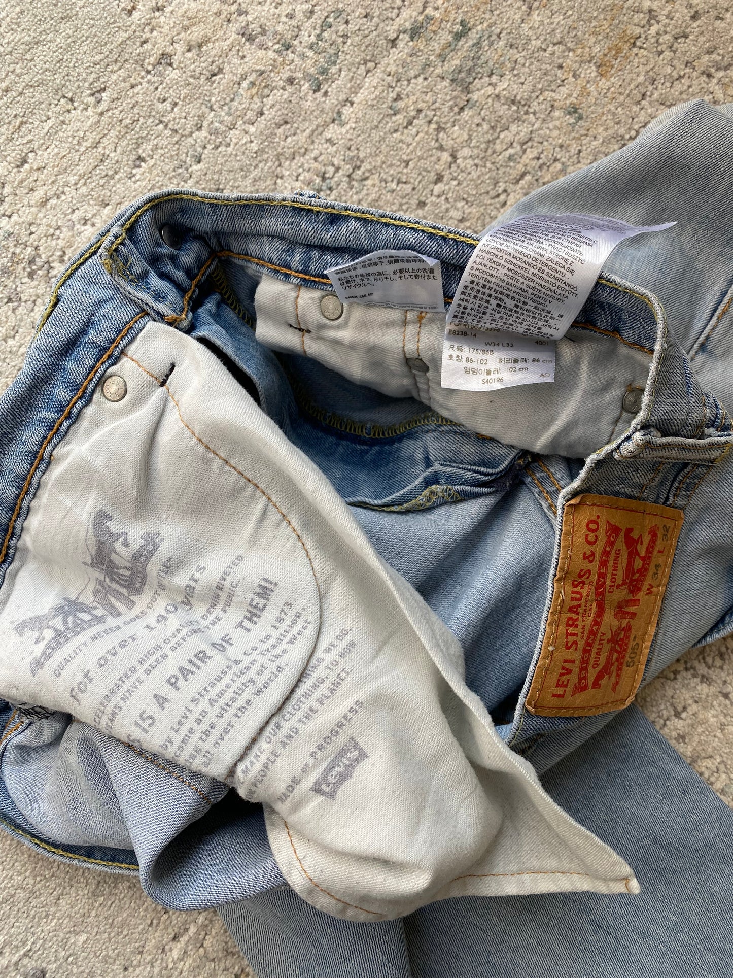 Levi’s 505 Jeans (W34 L32)