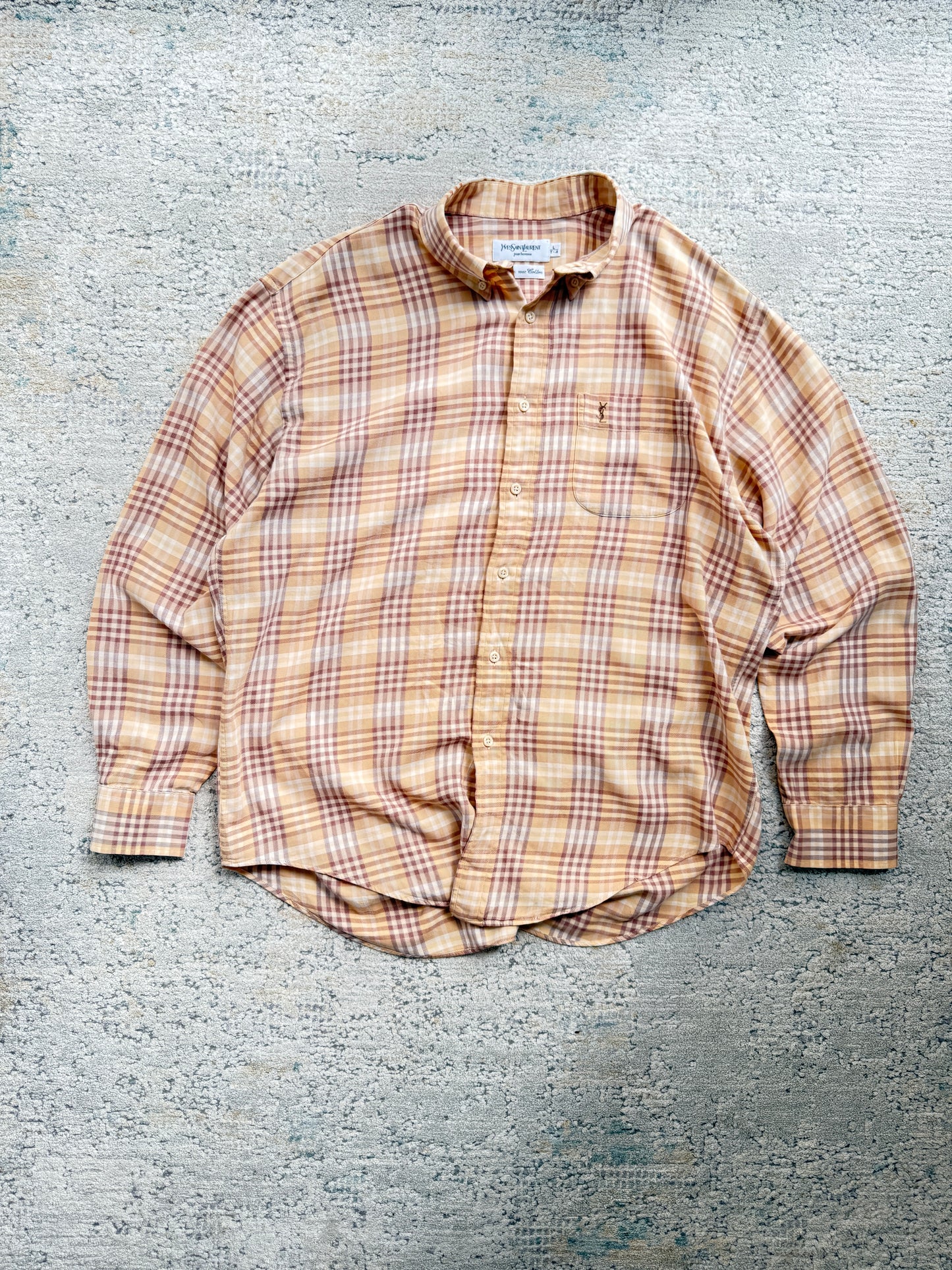 Yves Saint Laurent 100% Cotton LS Shirt (L)