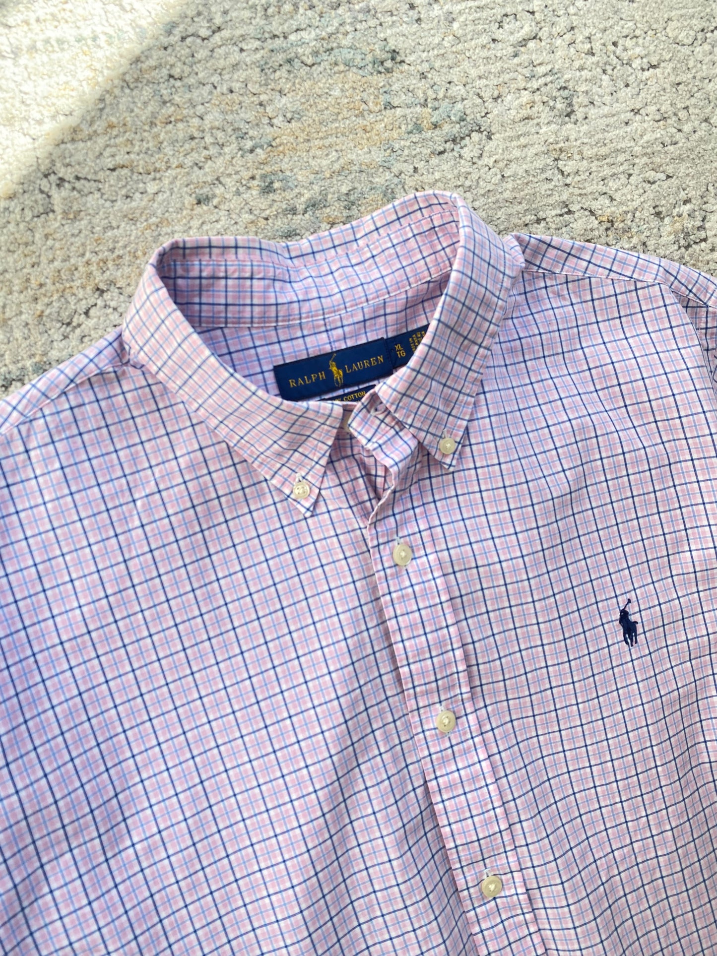 Ralph Lauren Ls Shirt 100% Cotton (Xl)