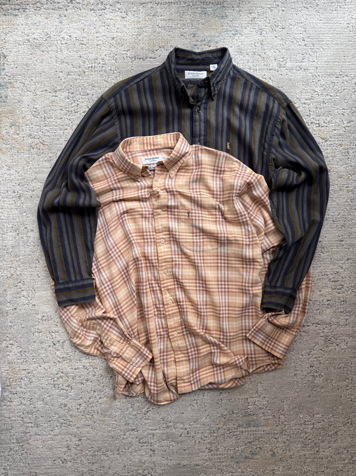 Yves Saint Laurent 100% Cotton LS Shirt (L)