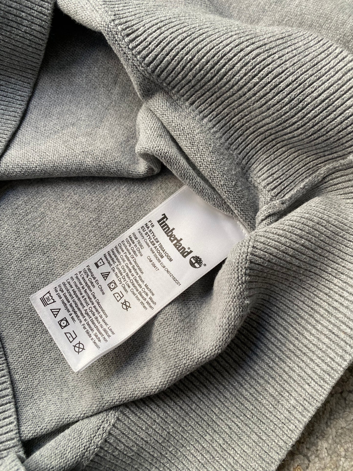 Timberland Full-Zip Sweater (XL)