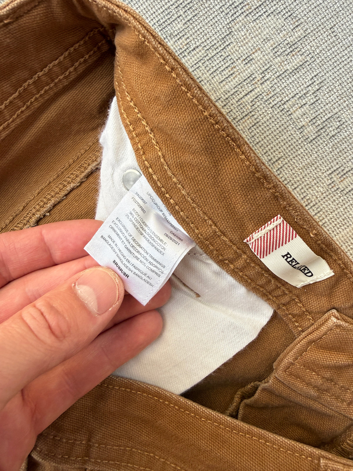 Dickies Women’s Carpenter Work Pants – Brown Duck (W29)