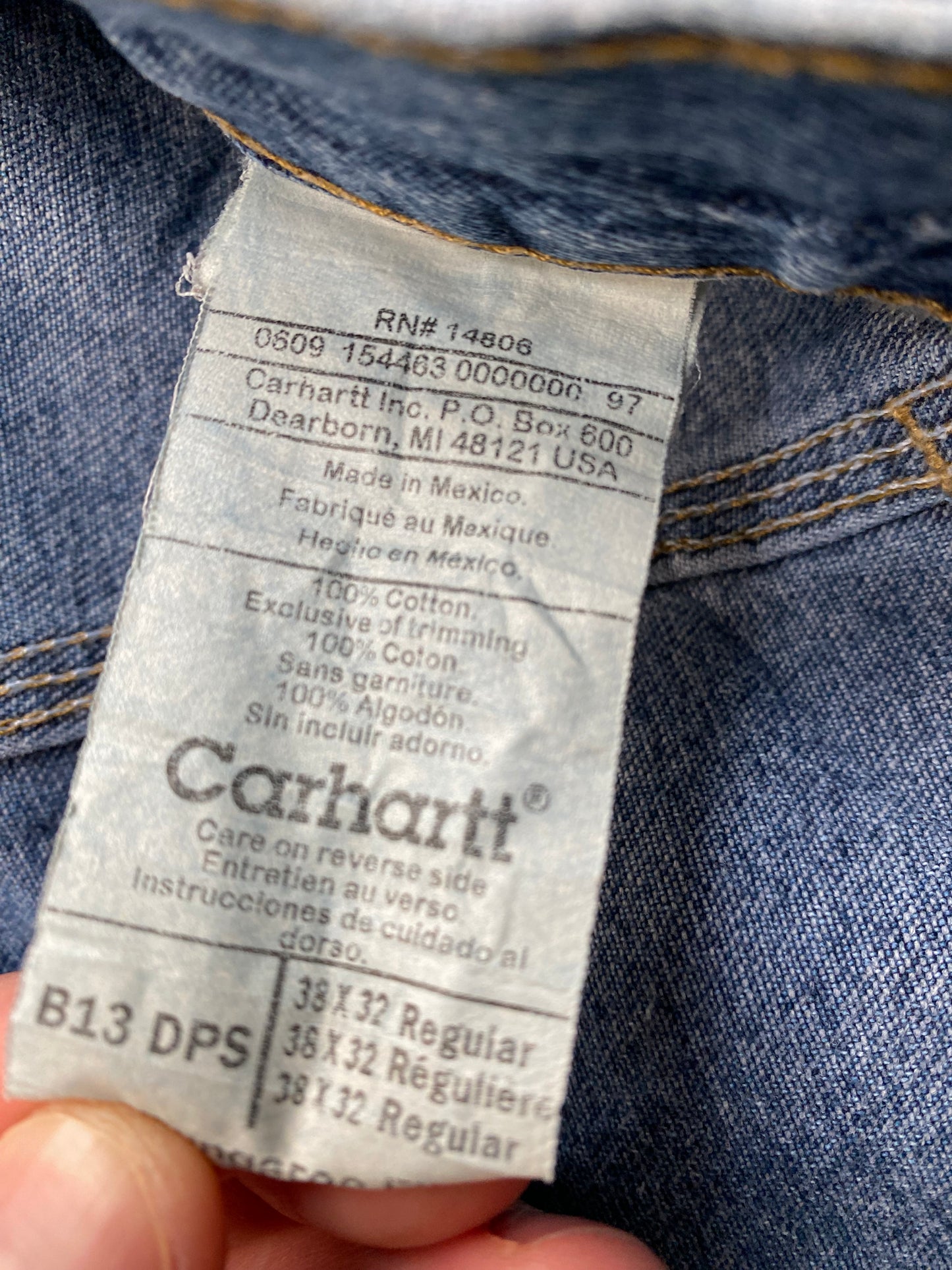 Carhartt 00’s Carpenter Jeans (W38 L32)