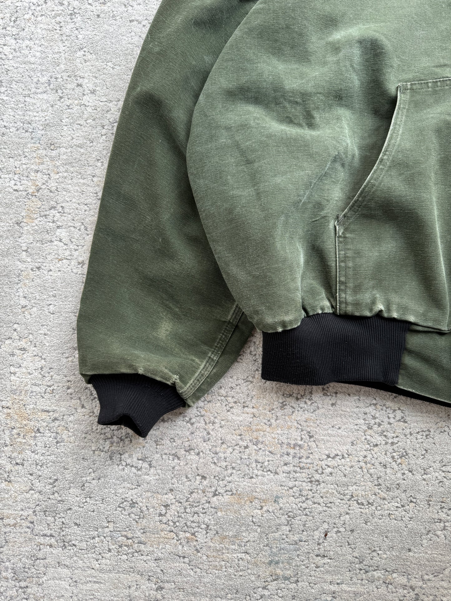 Carhartt 00’s Vintage Active Fadded Green Jacket Made In US (XL)
