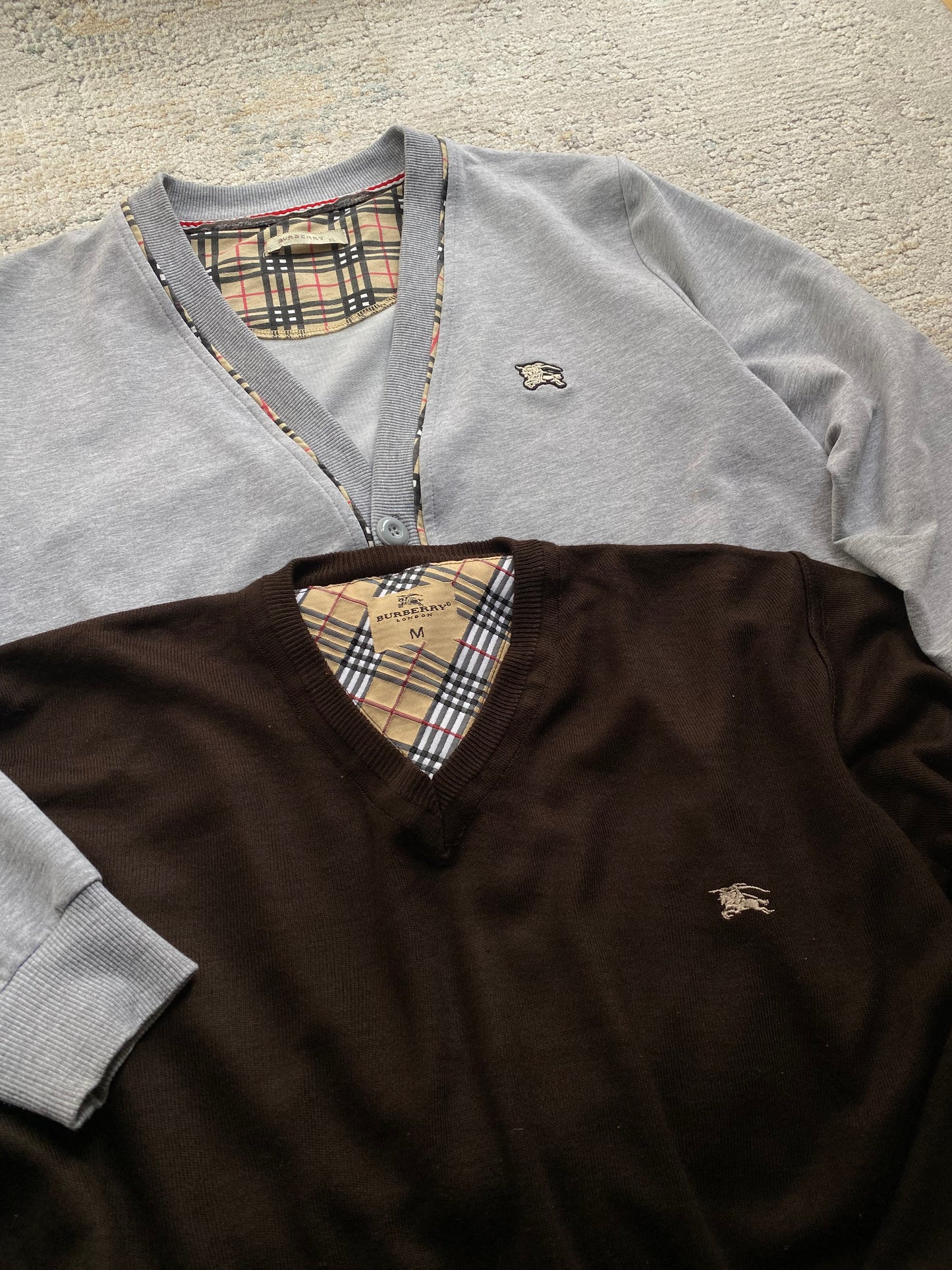 Burberry Cardigan Sweater (L)