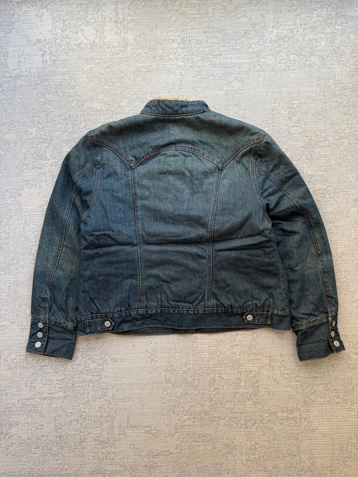 GAP Sherpa-Lined Denim Jacket (M)
