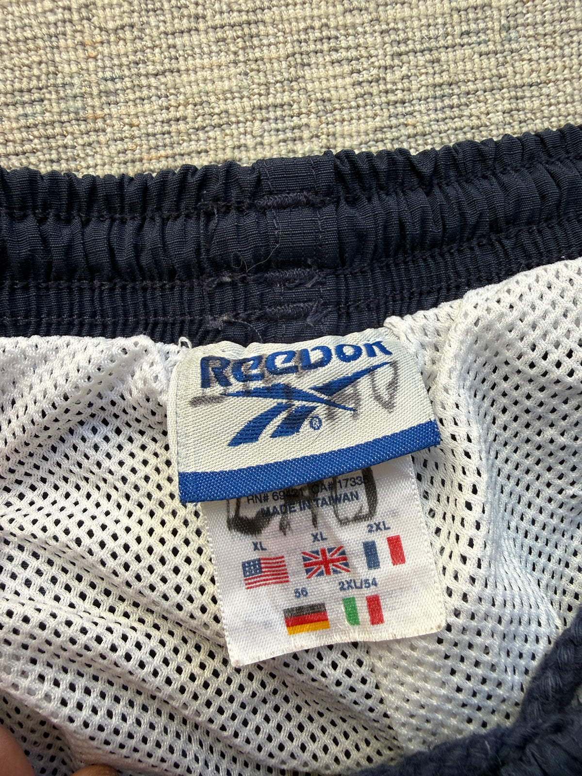 Vintage 90s Reebok Nylon Track Pants (XL)
