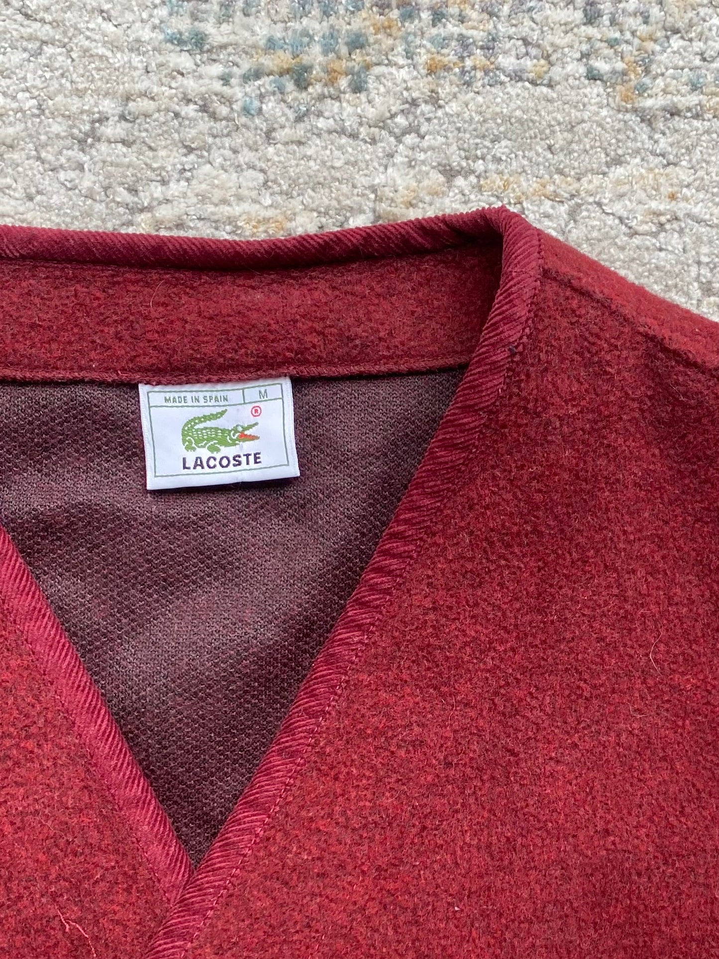 Lacoste 90’s Vintage Jumper Vest (M)