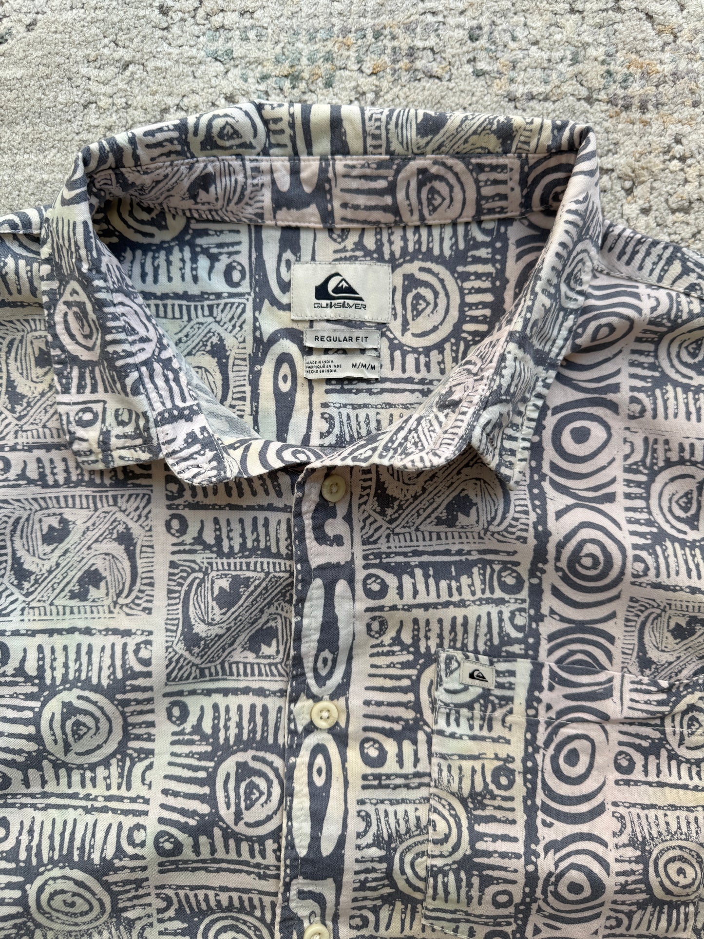 Quiksilver Regular Fit Short Sleeve Shirt (M)