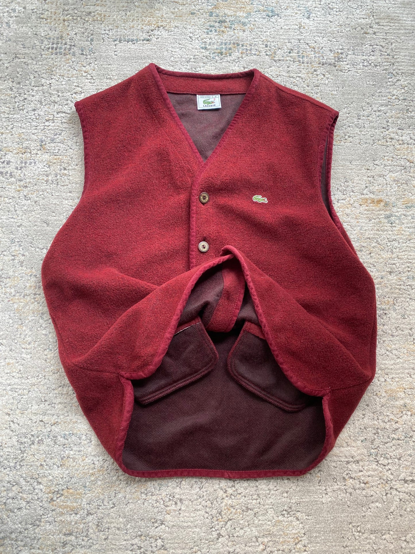 Lacoste 90’s Vintage Jumper Vest (M)