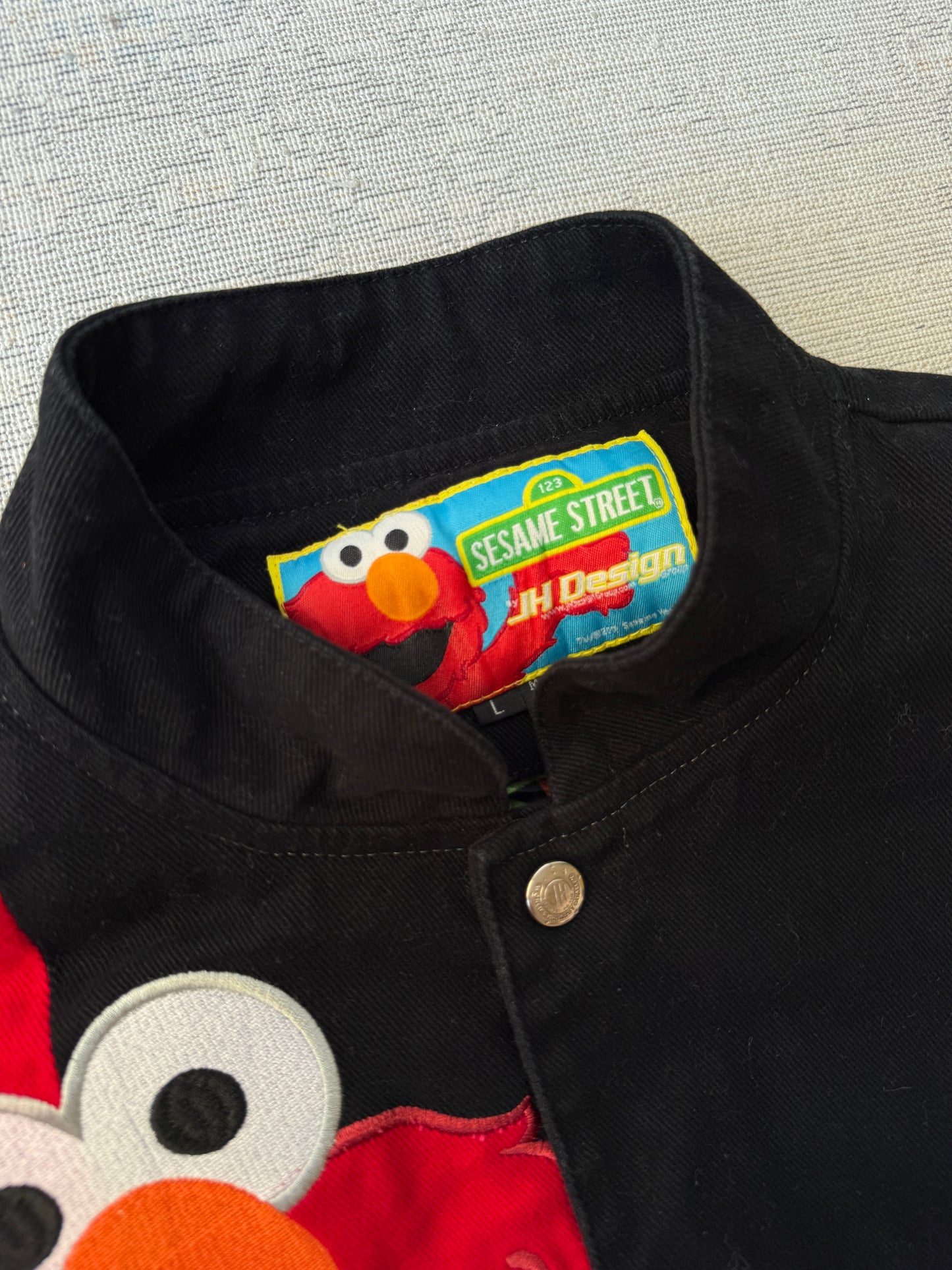 Y2K Vintage 90’s JH Design Sesame Street Elmo Jacket (L)