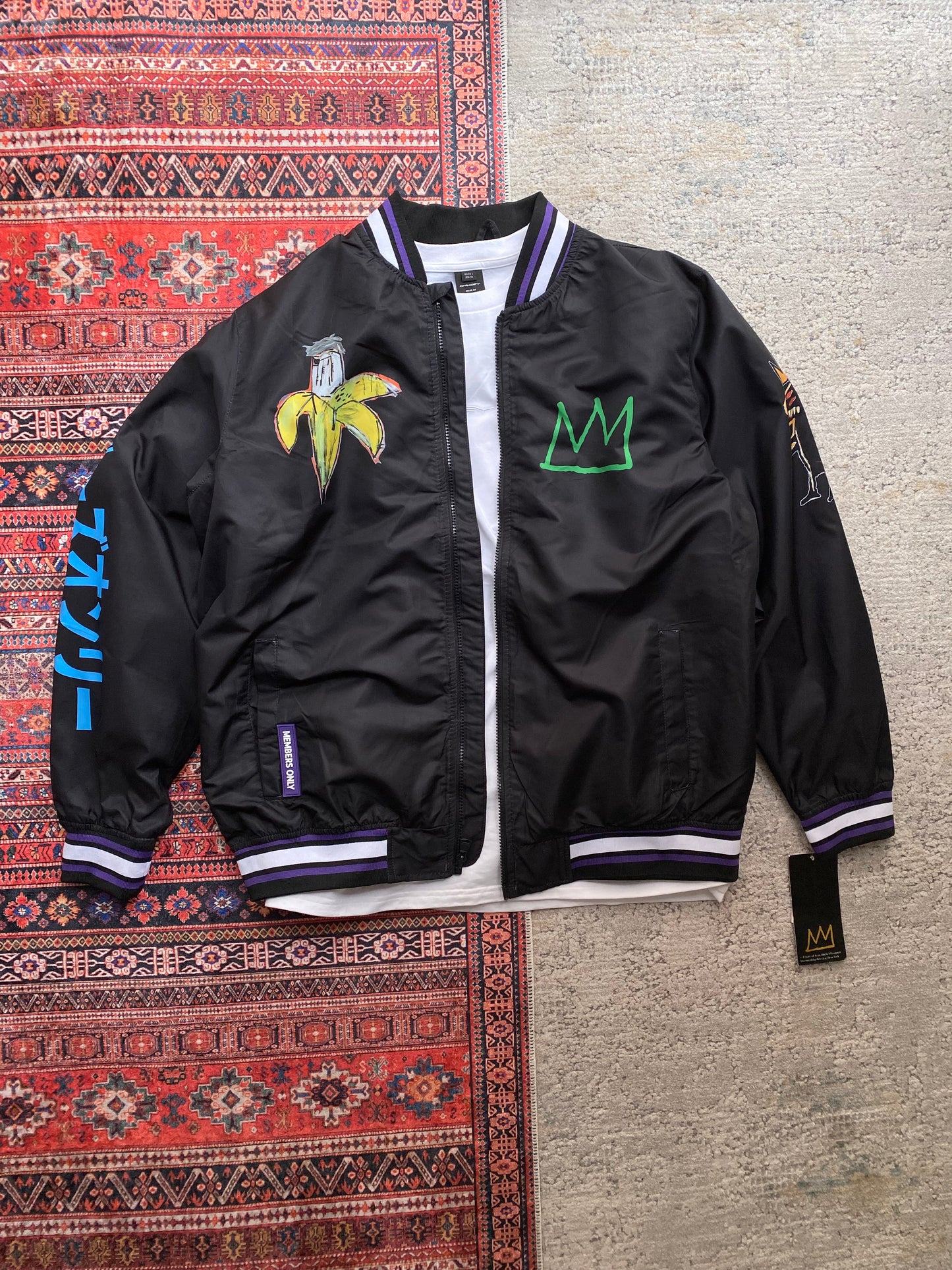 Jean Michel Basquiat Jacket Members Only (L)