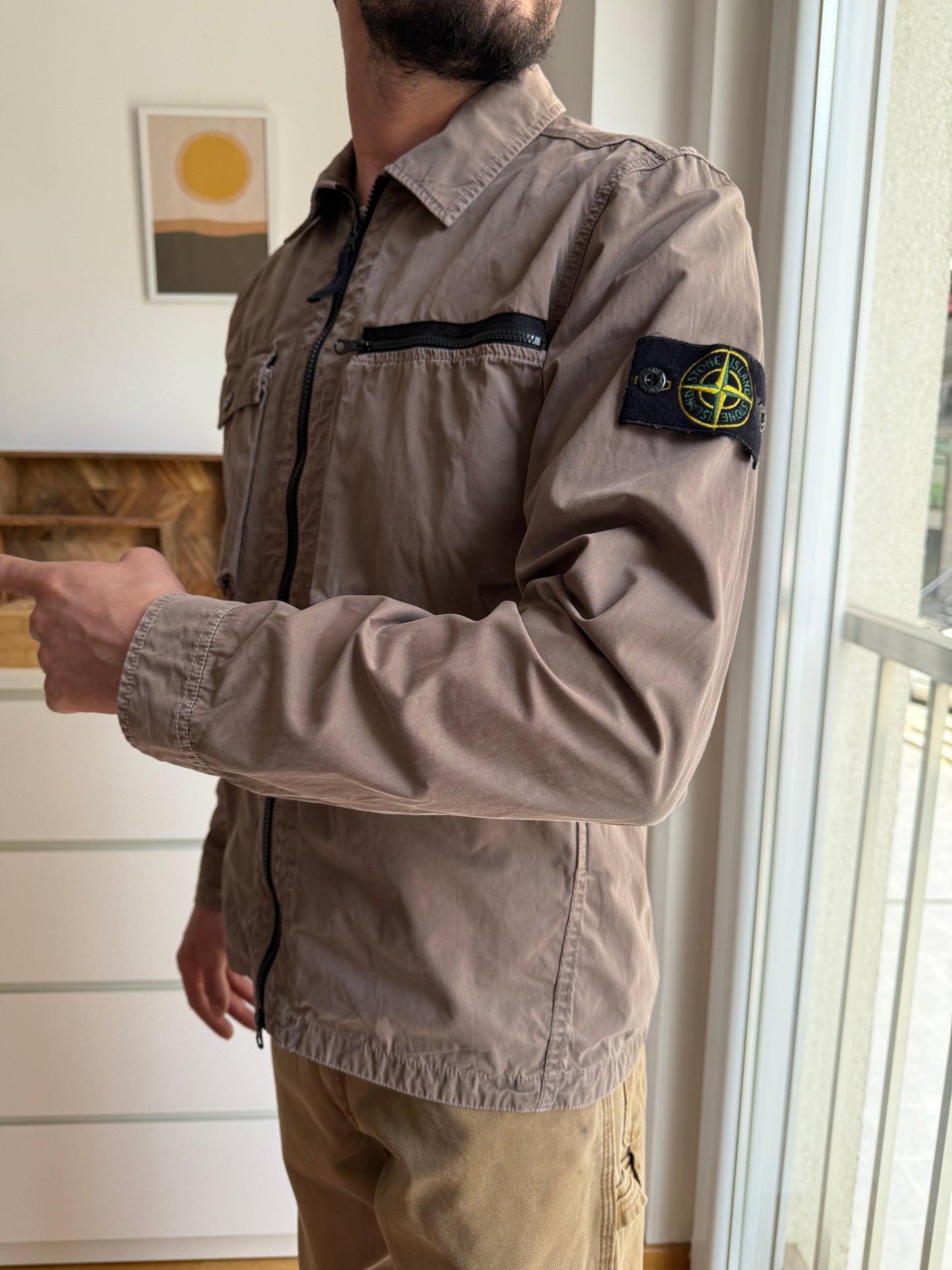 Stone Island Fv04 Faded Overshirt (M)