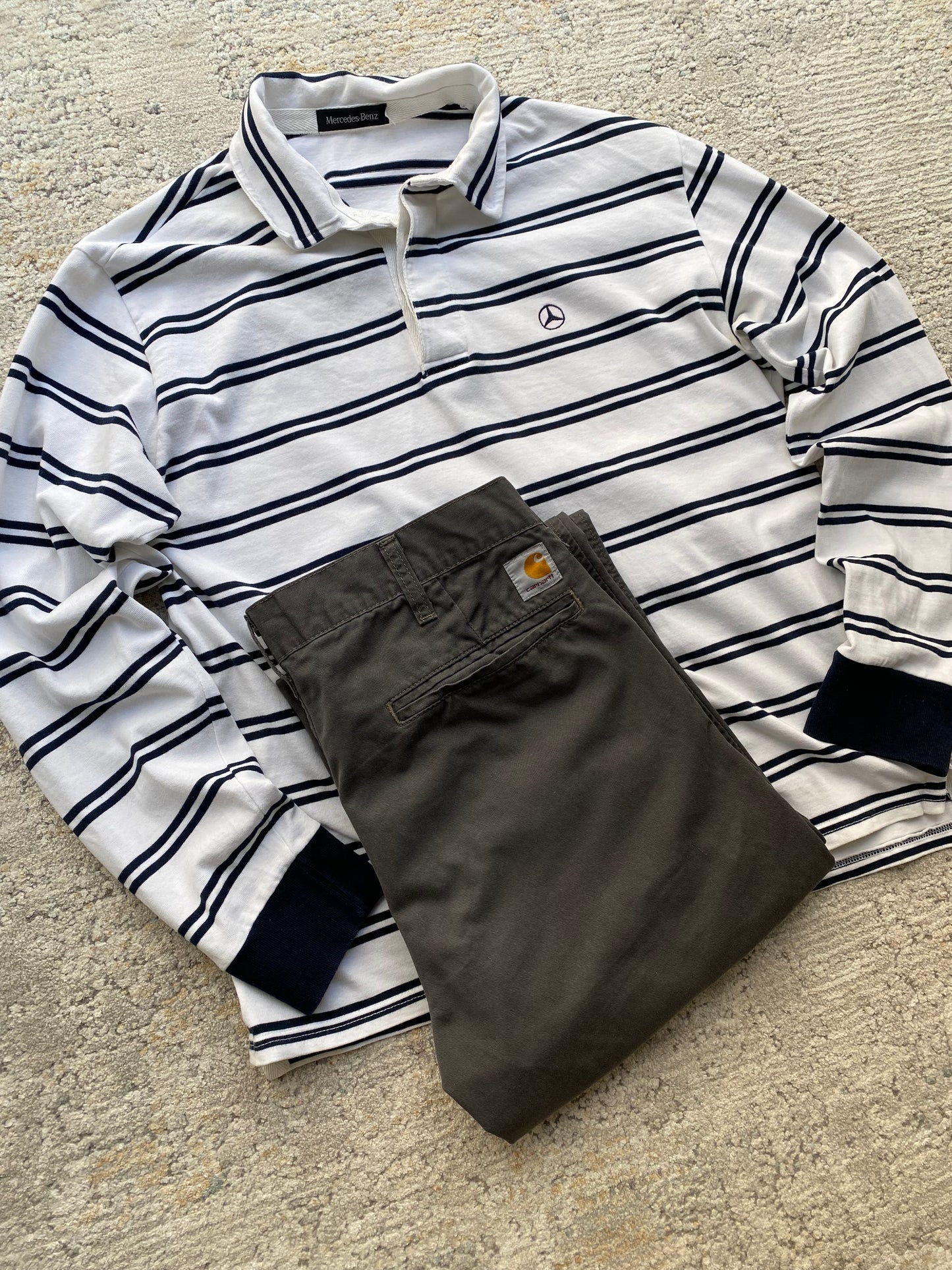Mercedes-Benz Striped Polo LS