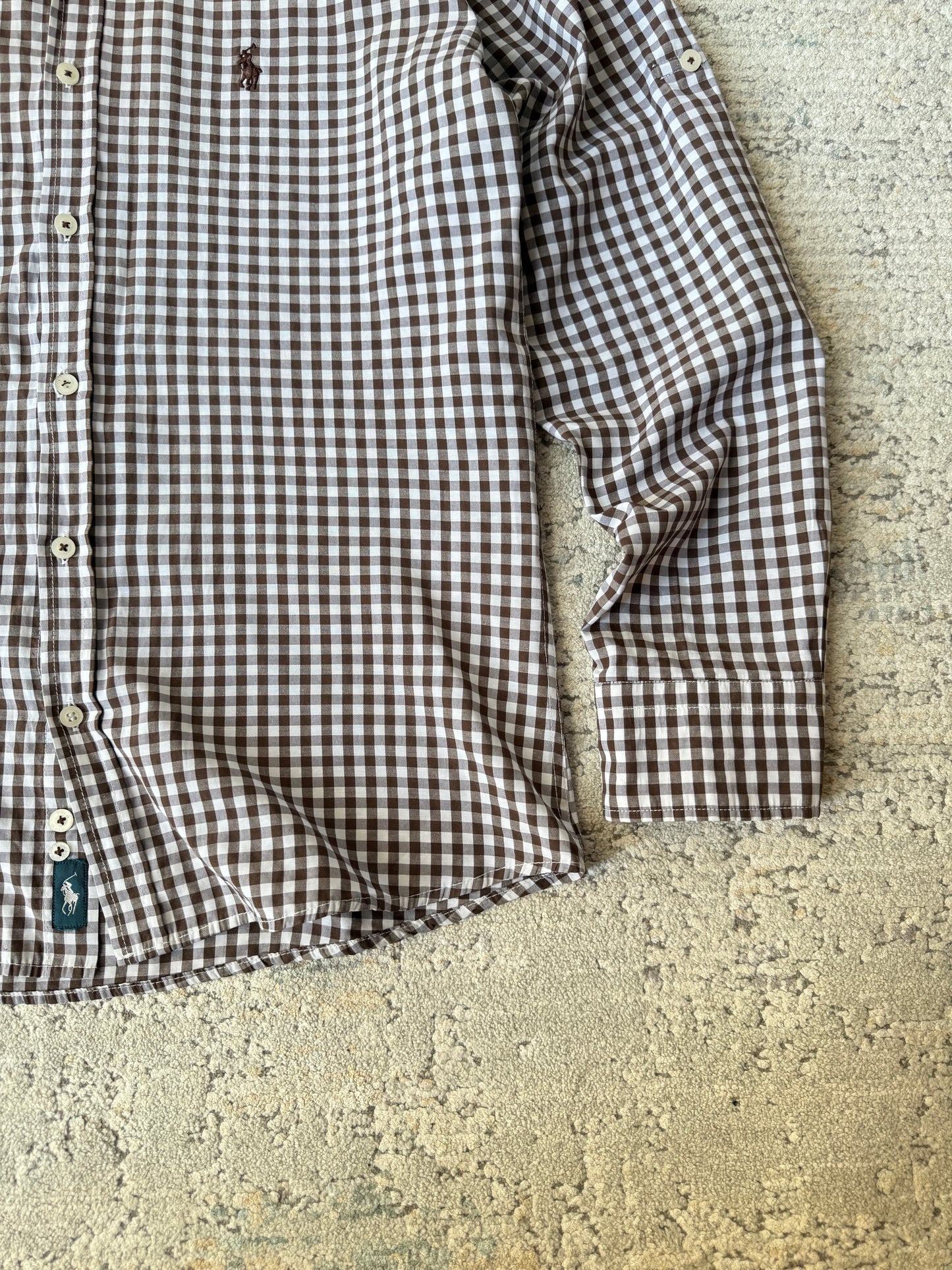 Ralph Lauren Gingham Oxford Shirt (M)