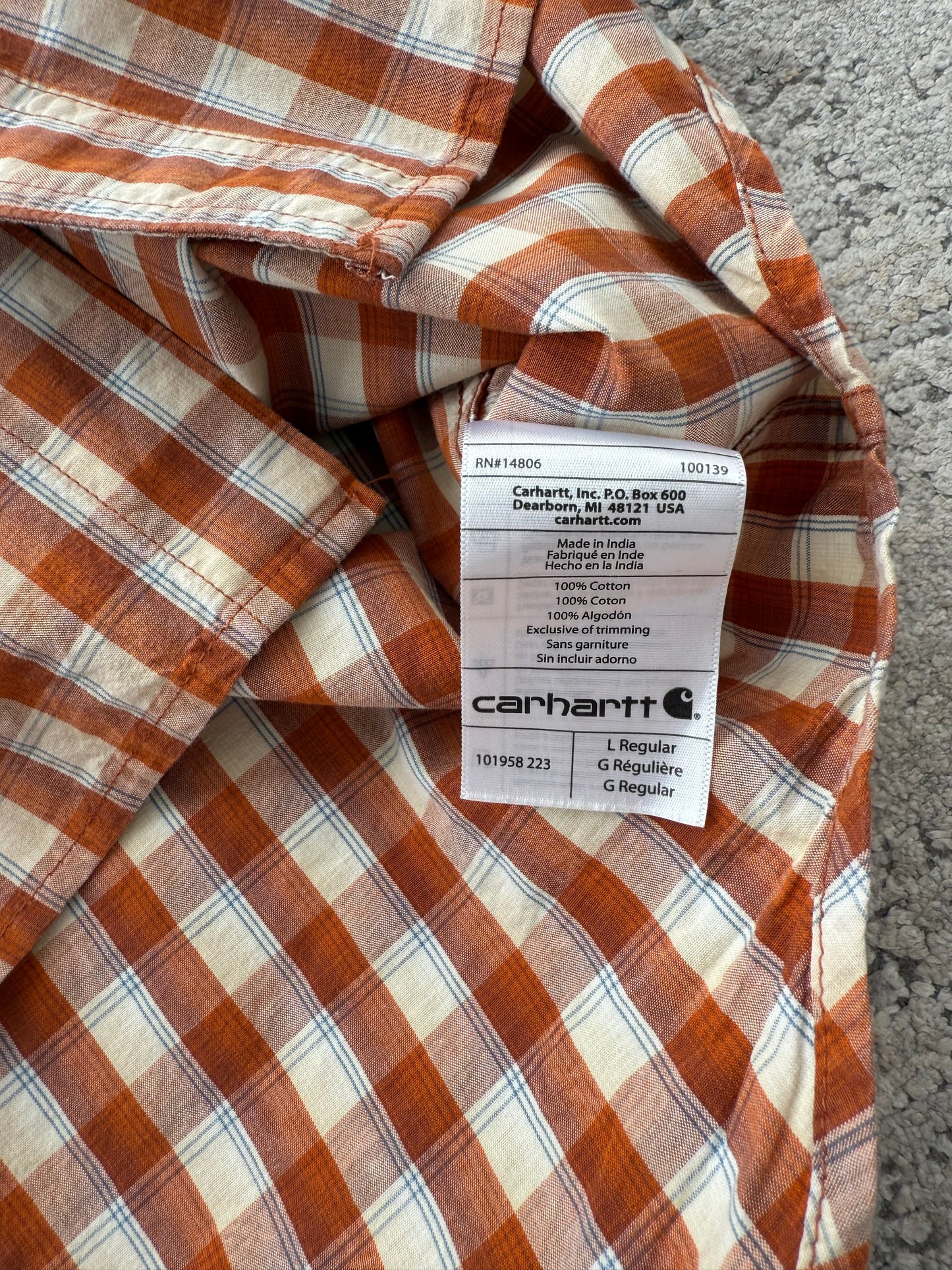 Carhartt Short-Sleeve Relaxed Fit Shirt (L)