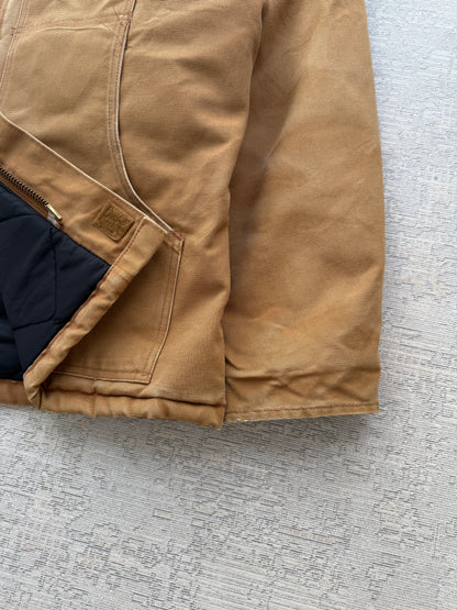 Vintage Carhartt Made in USA Quilted Chore Jacket – Carhartt Brown (XL)