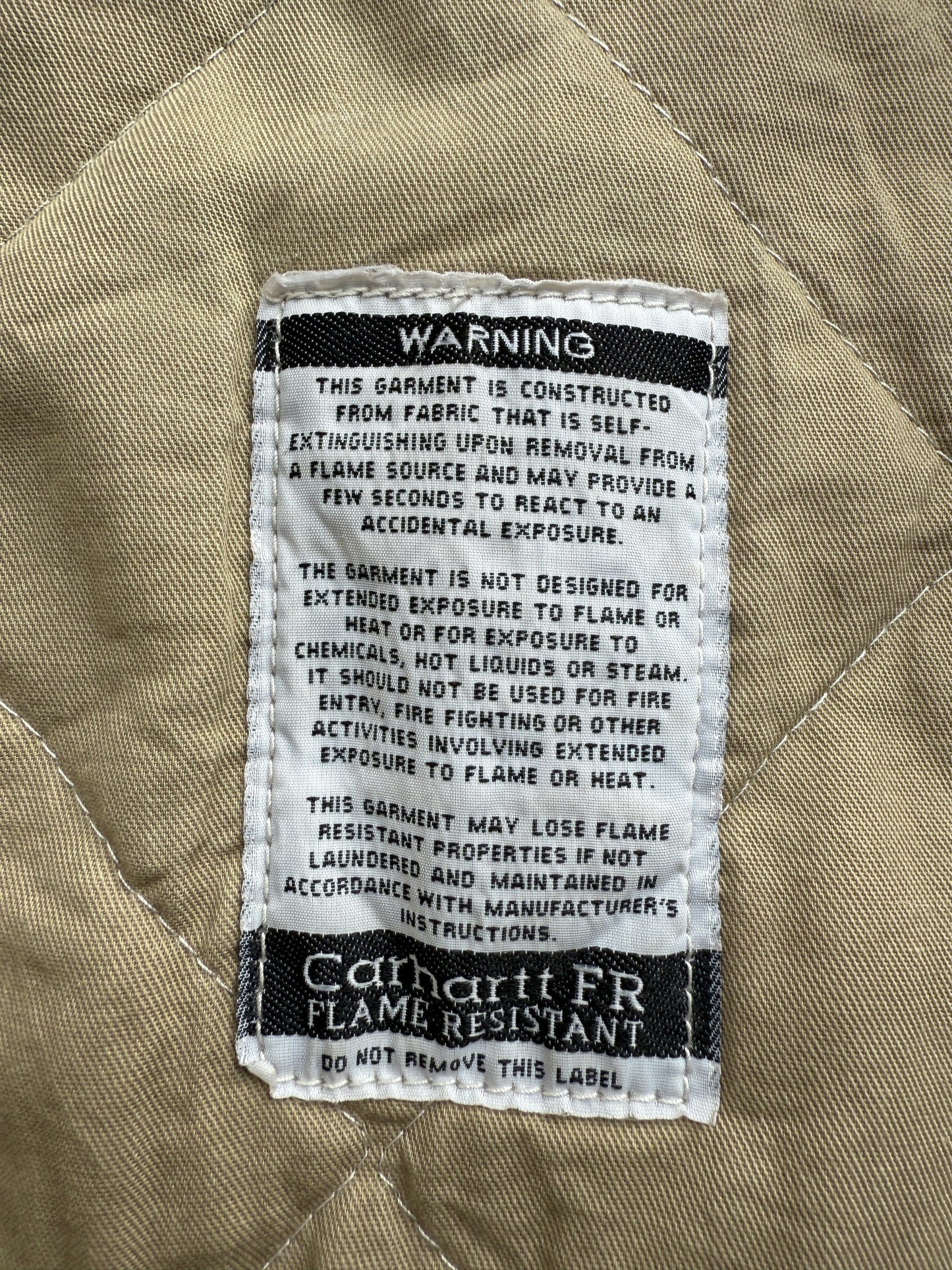 Carhartt FR Vintage Jacket in Marine Blue Made in US (XL)