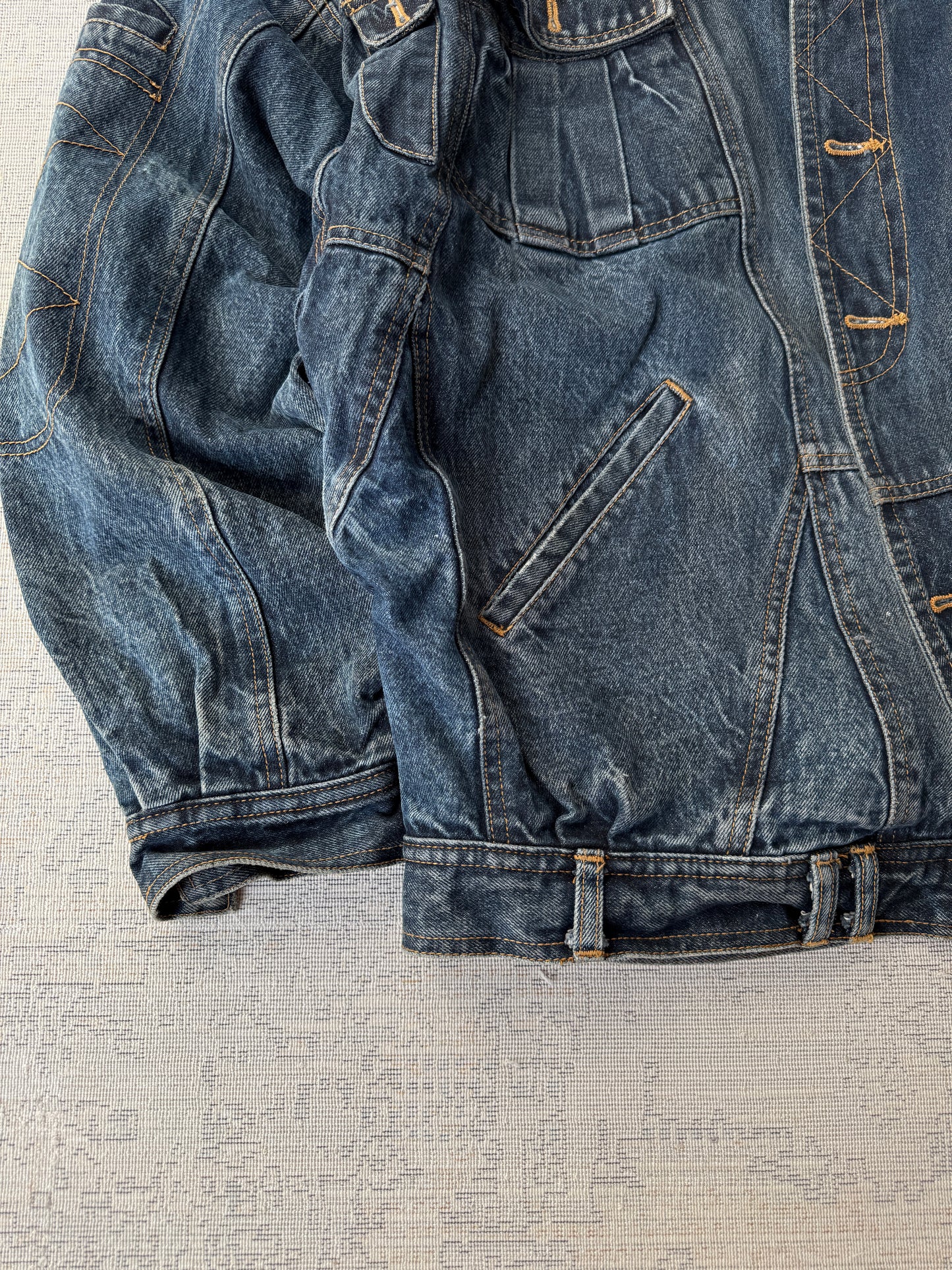 Vintage Jordache Denim Utility Jacket (L)