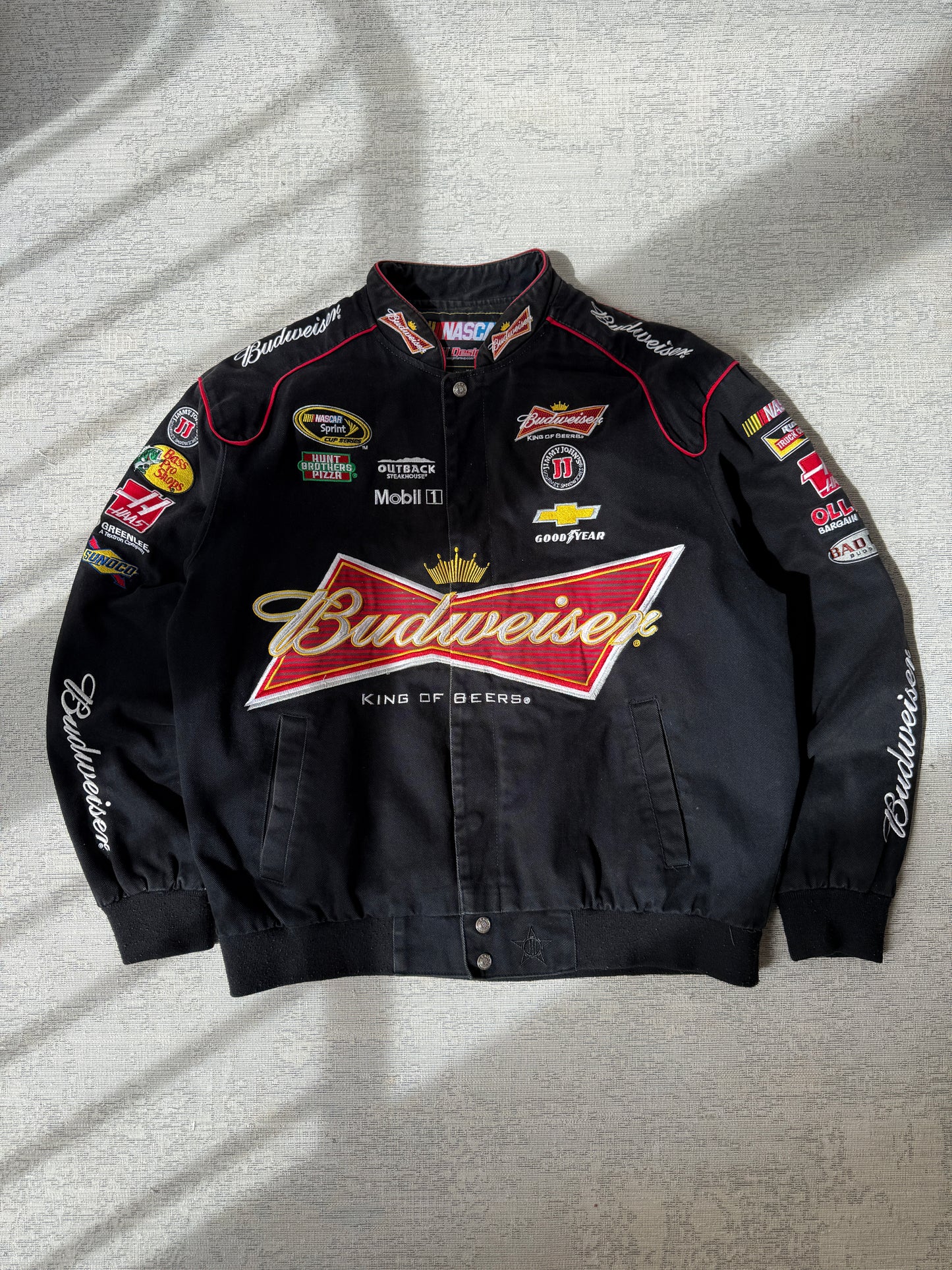 Vintage NASCAR Budweiser Racing Jacket – Kevin Harvick Edition (XL)