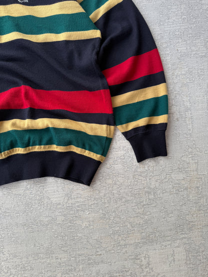 Paul Shark Striped Polo LS (XL)