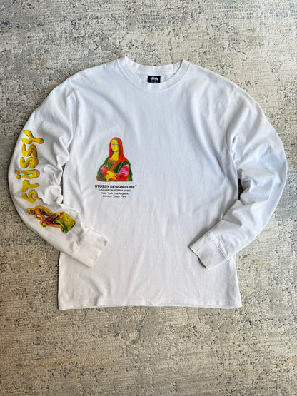Stüssy Mona Lisa Design Longsleeve (M)