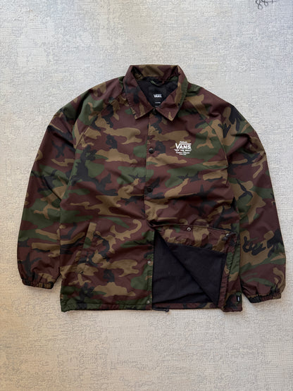 Vans Off The Wall Camo Coach Jacket (XL)