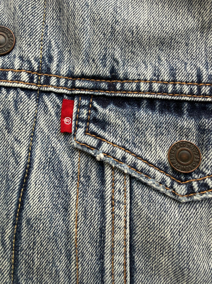 Levi’s Sherpa Trucker Denim Jacket – Light Wash (M)