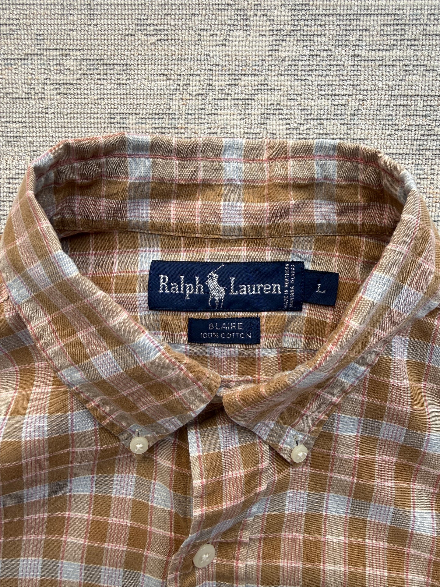 Ralph Lauren Blaire 100% Cotton LS Shirt (L)