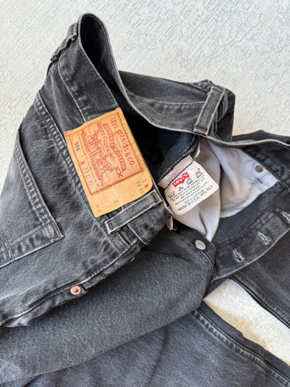 Levi’s 501 Black Fadded Jeans (W33 L32)