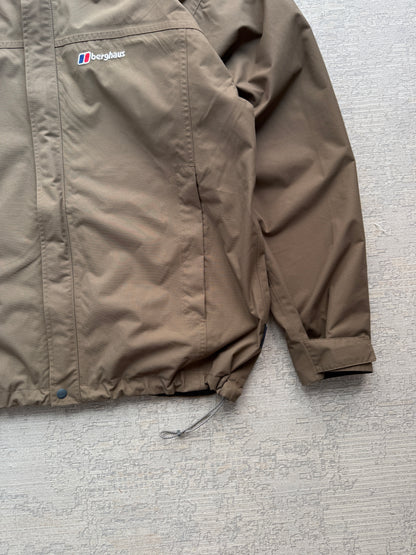 Berghaus Outdoor Hooded Windbreaker Jacket (L)