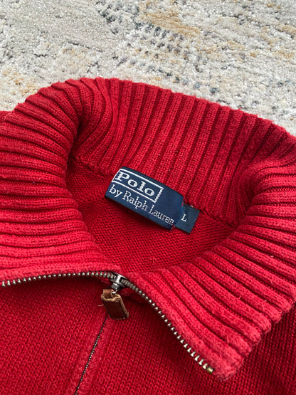 Ralph Lauren 1/4 Zip Sweater (L)