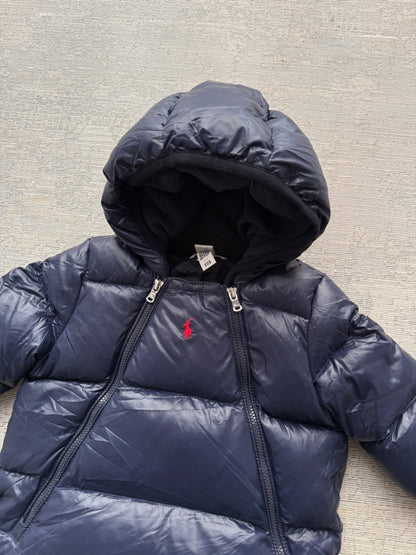 Ralph Lauren Baby Down Puffer Snowsuit (6M)